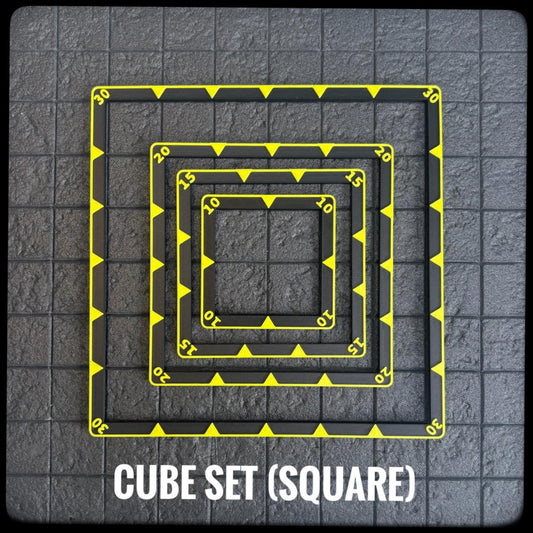 DnD Area of Effect Templates – 3D printed spell length tracker. Great for Dungeon Masters or as a DnD Accessory or DnD gift. - HouseofBlackGames