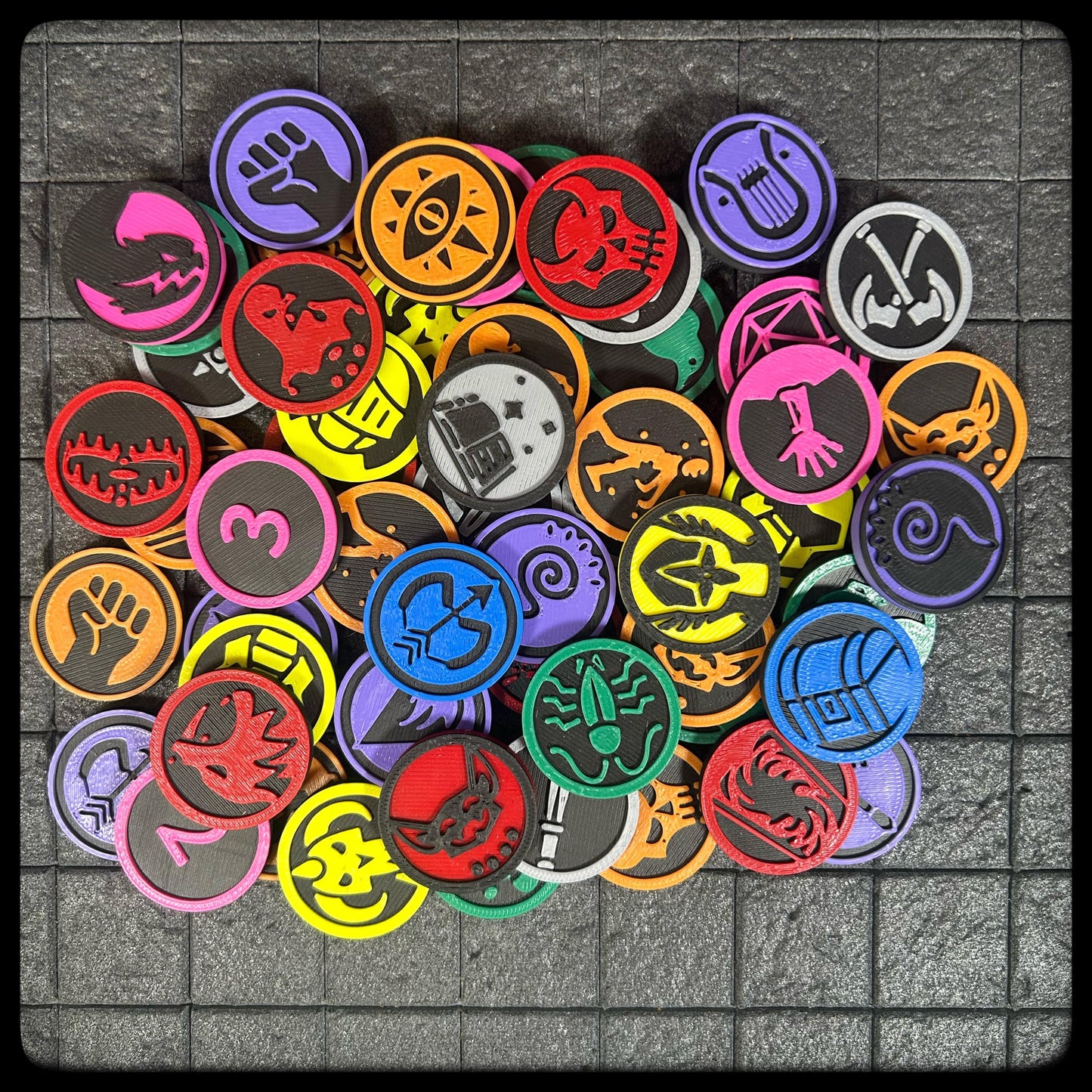 DnD Mystery Character Tokens – 3D Printed Dungeon Master Gift