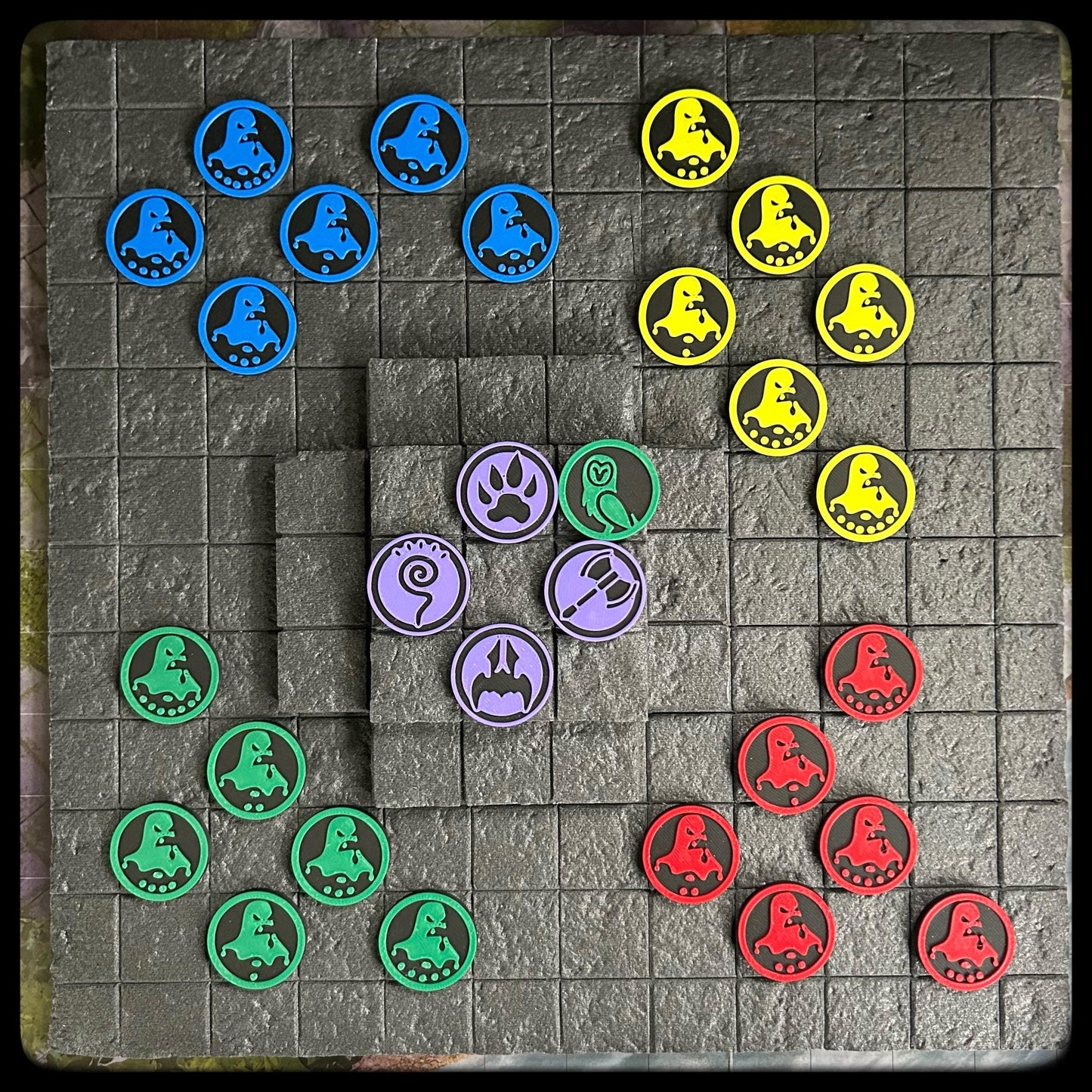 3D Printed Goblin Army Tokens – DnD, Pathfinder, Heroquest Accessory