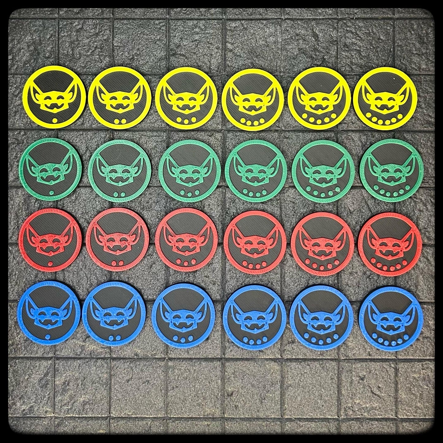 3D Printed Goblin Army Tokens – DnD, Pathfinder, Heroquest Accessory