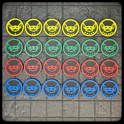 3D Printed Goblin Army Tokens – DnD, Pathfinder, Heroquest Accessory