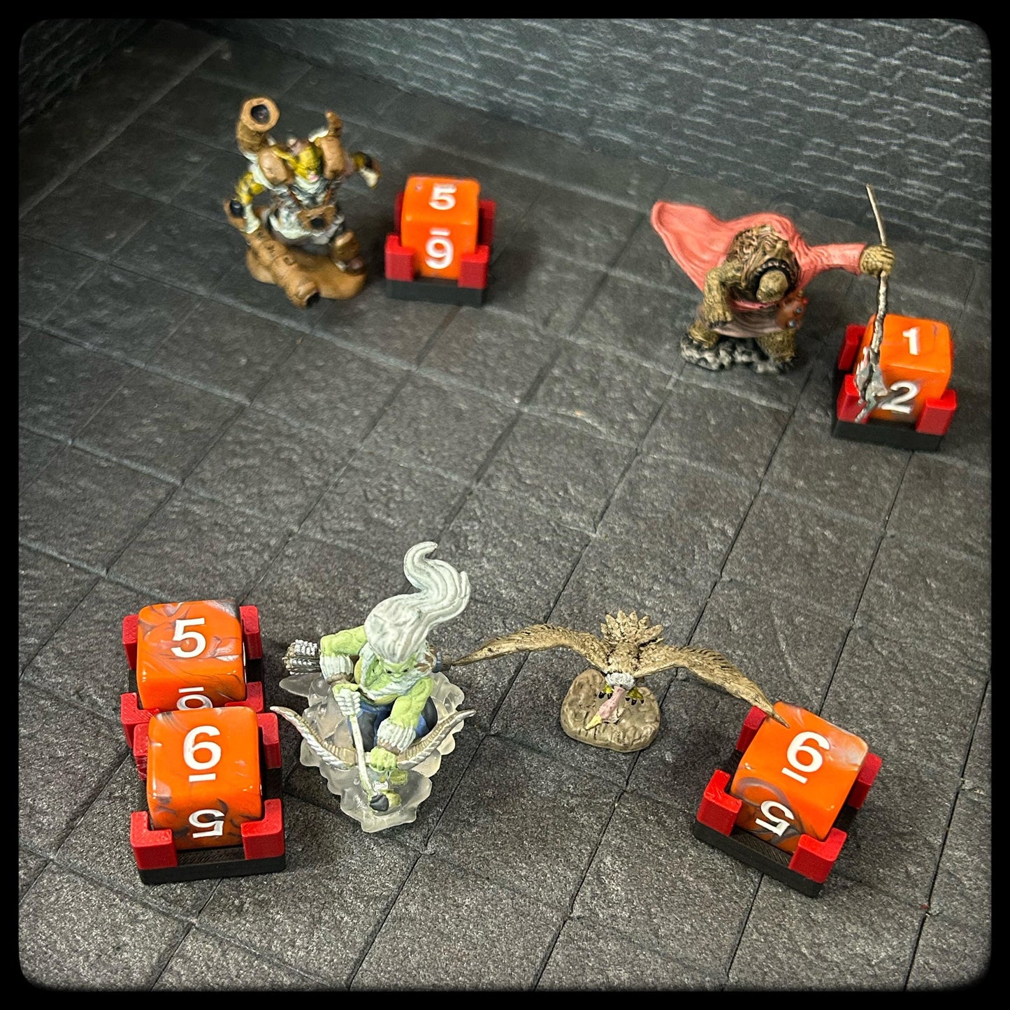 3D Printed DnD Hit Point Tracker - Pack of 10
