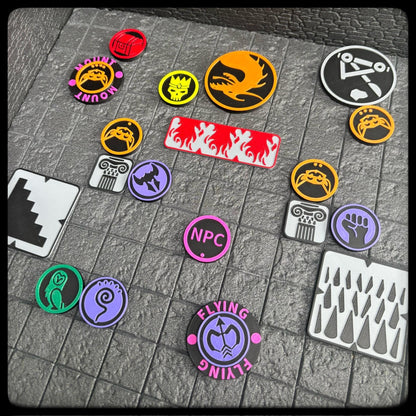 3D Printed Goblin Army Tokens – DnD, Pathfinder, Heroquest Accessory