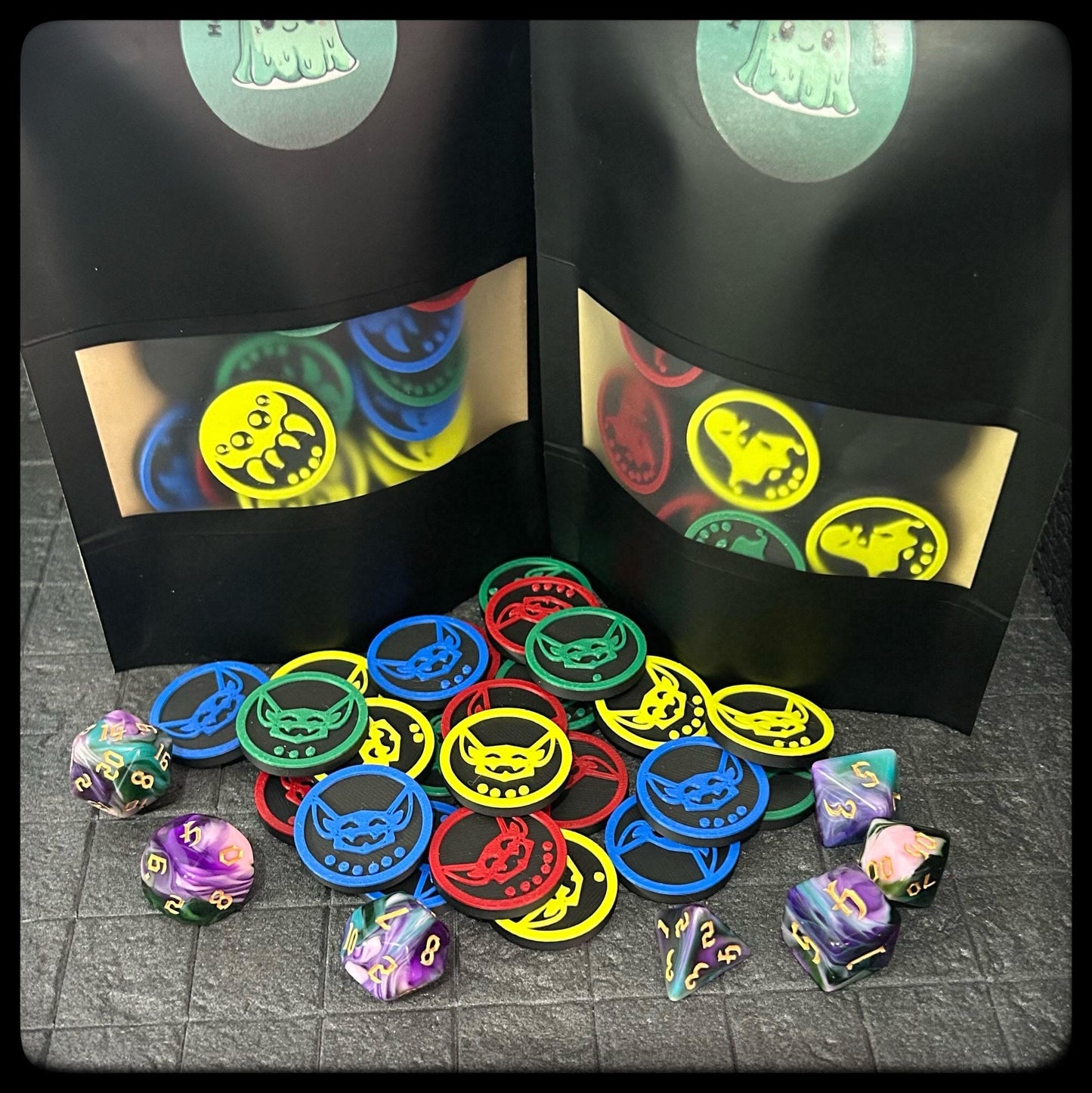 3D Printed Goblin Army Tokens – DnD, Pathfinder, Heroquest Accessory