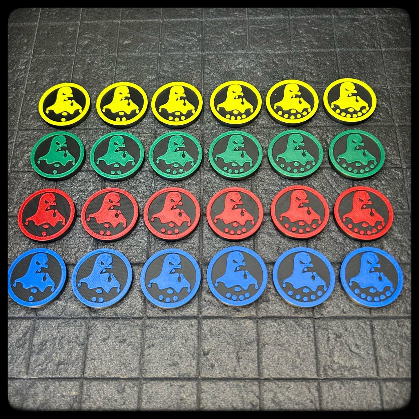 3D Printed Ooze Army Tokens – DnD, Pathfinder, Heroquest