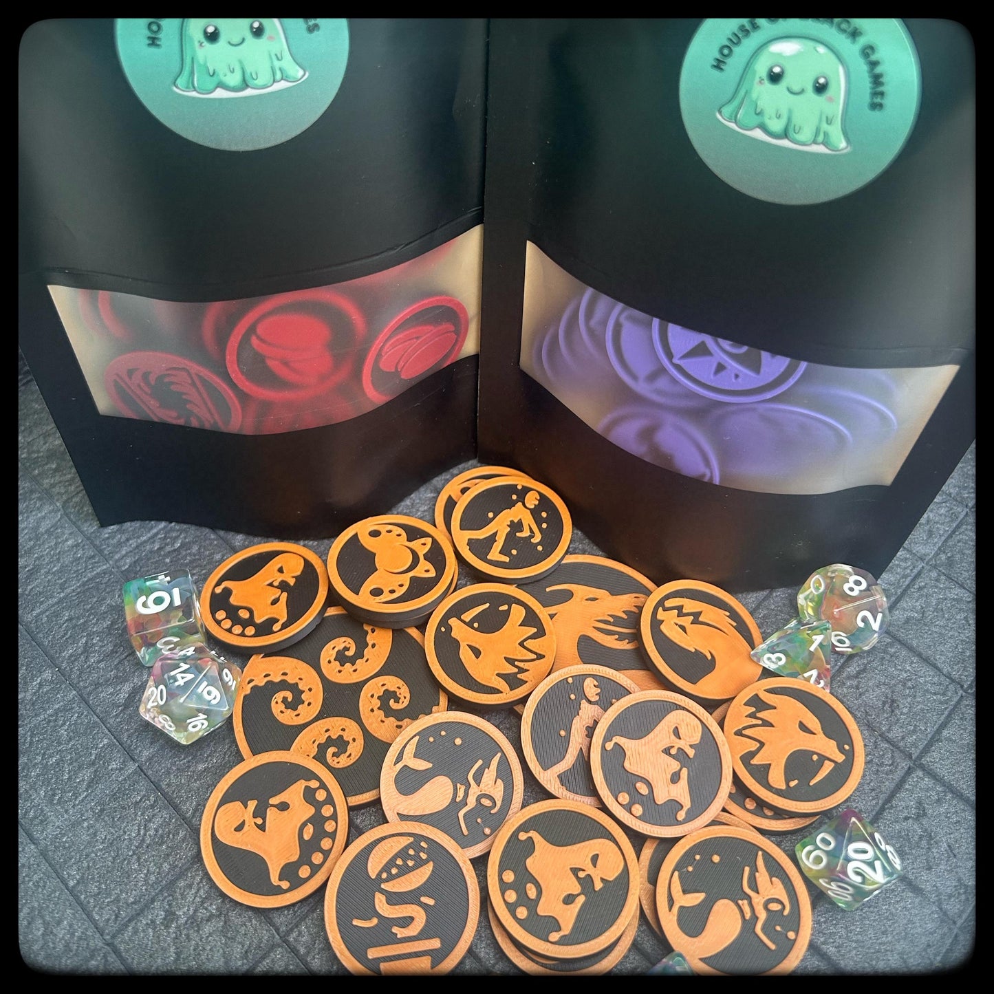 3D Printed DnD Monster Tokens – Greater Fiends Set, Dungeon Master Gift