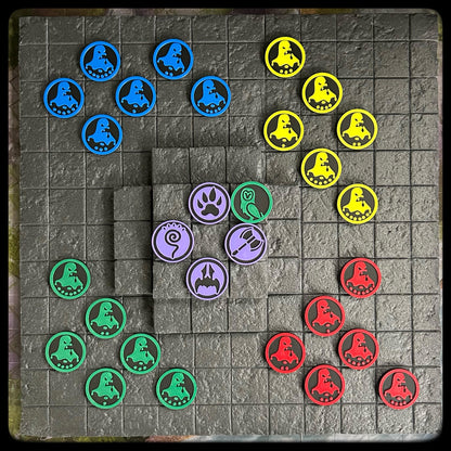 3D Printed Ooze Army Tokens – DnD, Pathfinder, Heroquest