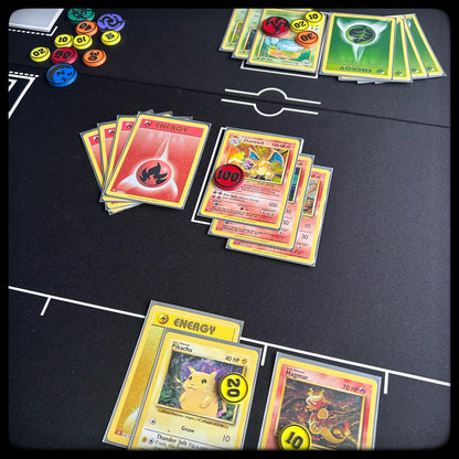 Pokemon 3D Printed Damage and Condition Markers- Pokémon TCG tokens