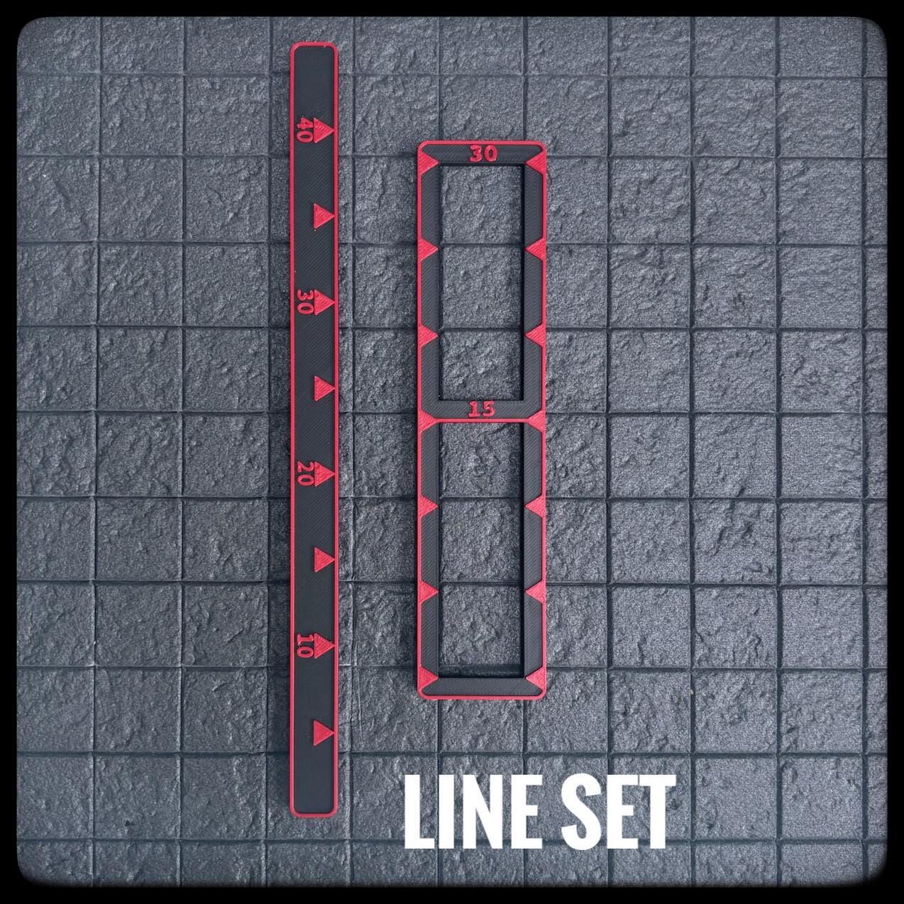3D Printed DnD Area of Effect Templates – Spell Radius Tracker