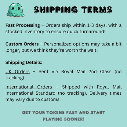 Pathfinder Hero Point tokens, 3D printed for Pathfinder accessories/ DnD gifts – Great for DnD character sheet tracking, Game Master rewards - HouseofBlackGames