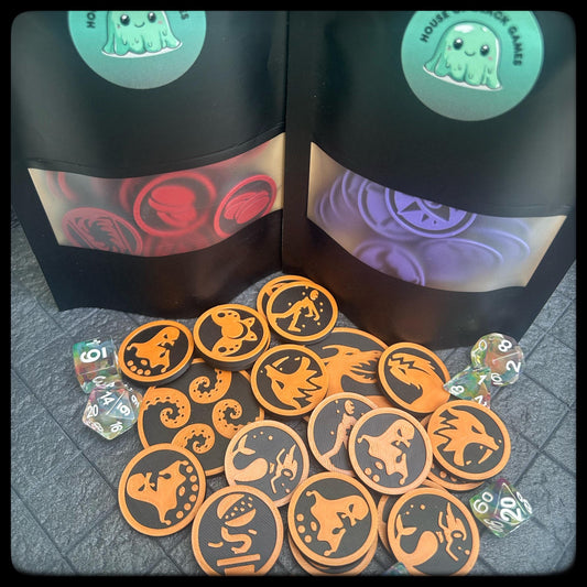 DnD Character Monster Token Set 2 – Greater Fiends. Perfect Dungeon Master gift.3D printed for DnD, Pathfinder-DnD accessory/ DnD gift idea. - HouseofBlackGames