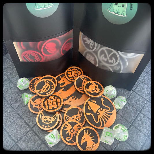 DnD Character Monster Token Set 3 – Mythic Terrors. Perfect Dungeon Master gift.3D printed for DnD, Pathfinder-DnD accessory/ DnD gift idea. - HouseofBlackGames