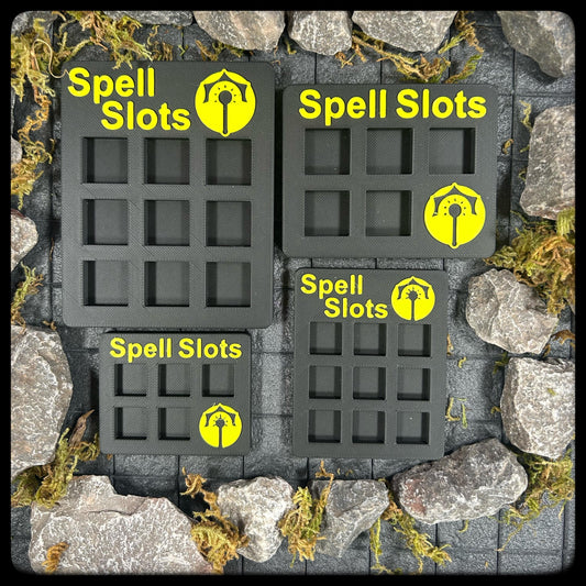DnD Cleric Spell Tracker & D6 Dice – 3D Printed. DnD Accessory and Dnd Gift idea. Holds D6 Dice. Full or half caster size. - HouseofBlackGames