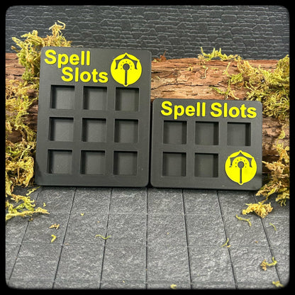 DnD Cleric Spell Tracker & D6 Dice – 3D Printed. DnD Accessory and Dnd Gift idea. Holds D6 Dice. Full or half caster size. - HouseofBlackGames