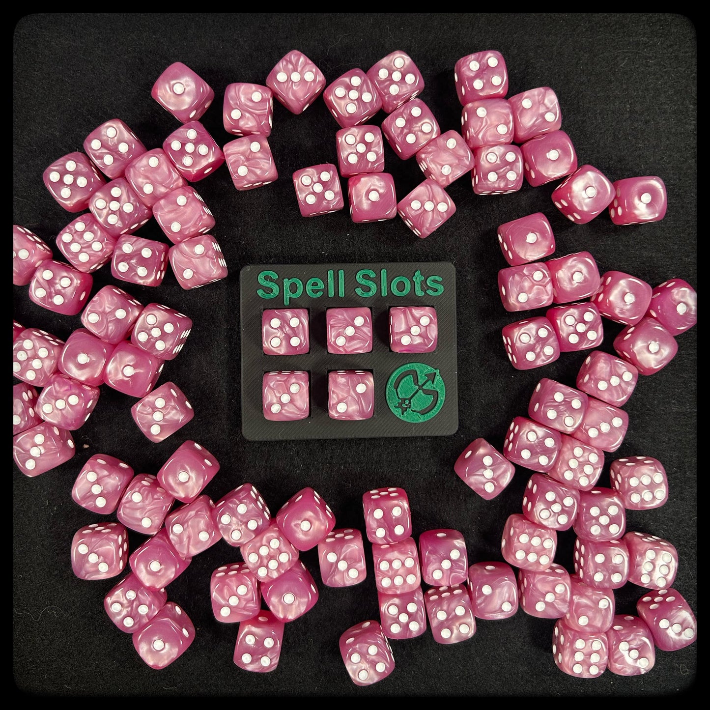 DnD Ranger Spell Tracker & D6 Dice – 3D Printed. DnD Accessory and Dnd Gift idea. Holds D6 Dice. Large or Small half-caster size. - HouseofBlackGames