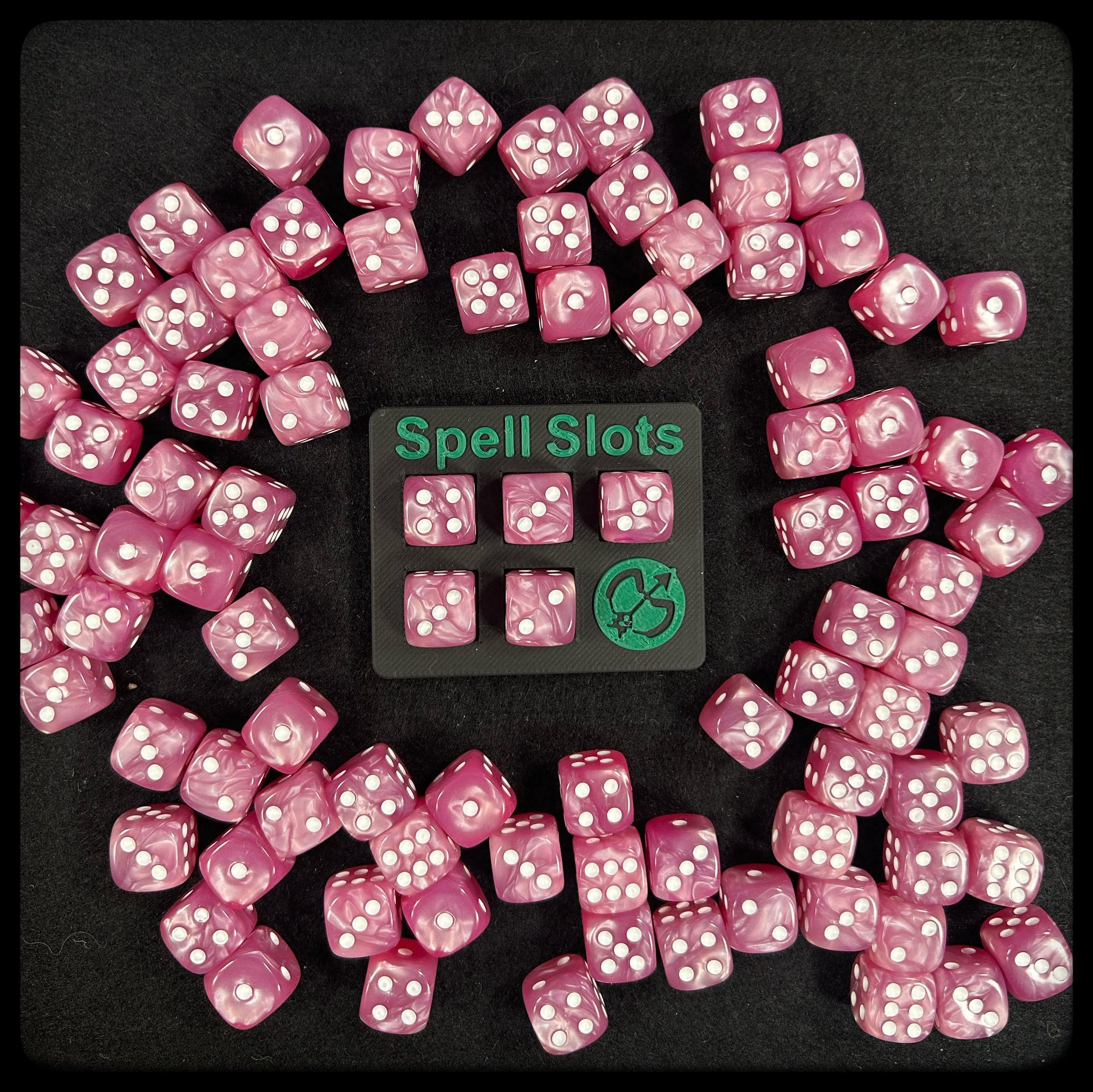 DnD Ranger Spell Tracker & D6 Dice – 3D Printed. DnD Accessory and Dnd Gift idea. Holds D6 Dice. Large or Small half-caster size. - HouseofBlackGames