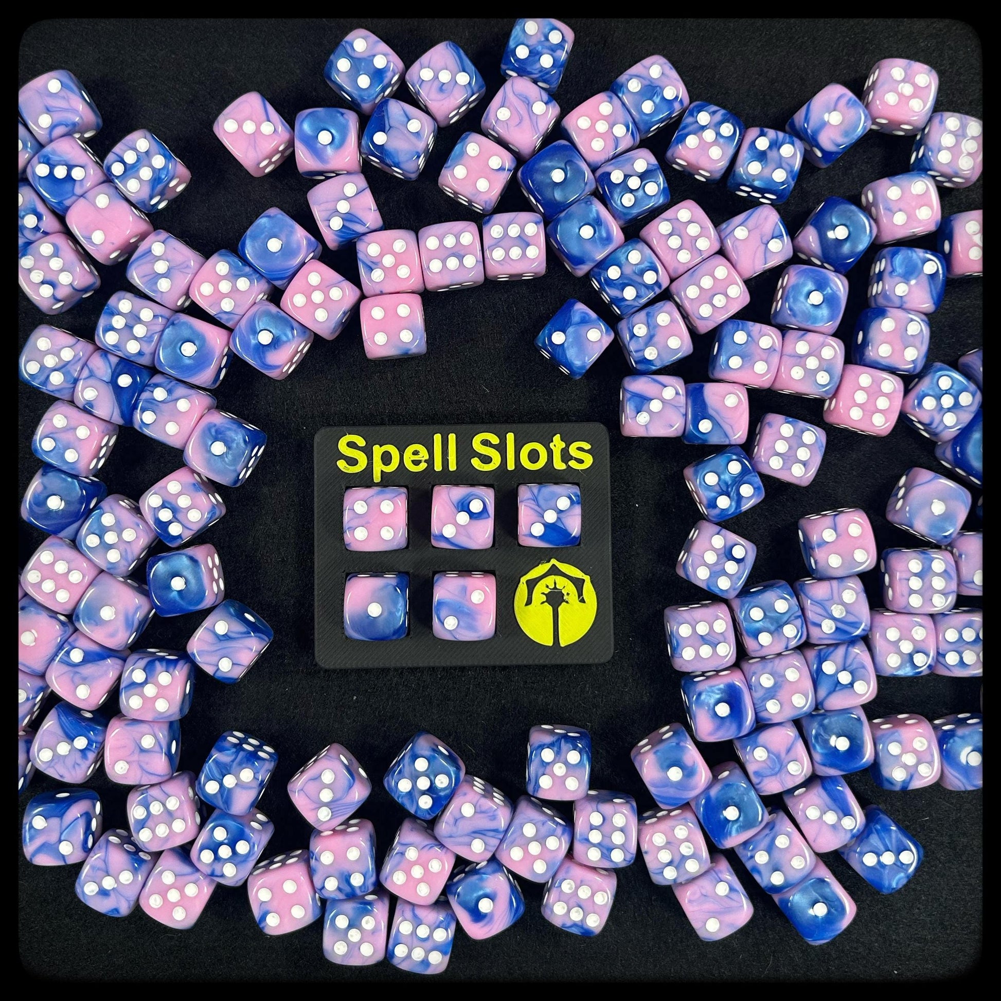 DnD Cleric Spell Tracker & D6 Dice – 3D Printed. DnD Accessory and Dnd Gift idea. Holds D6 Dice. Full or half caster size. - HouseofBlackGames